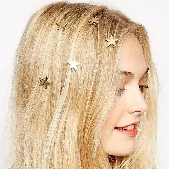Women Accessories Combo Gift - 3/6 Pcs Fashion Women Gold Star