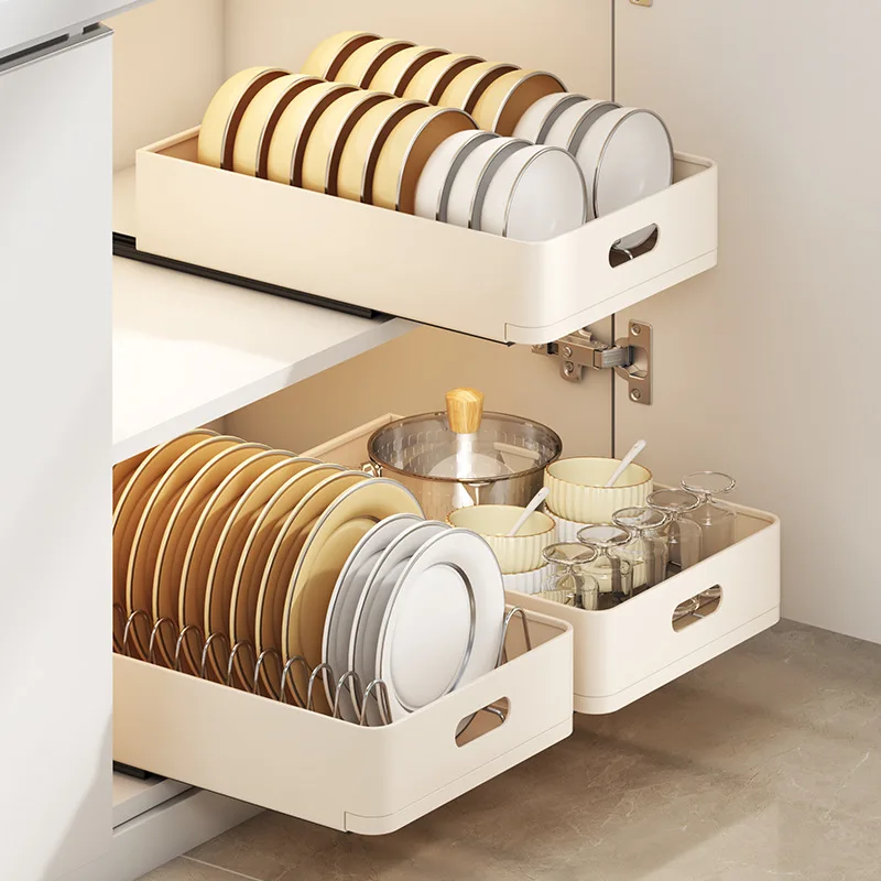 Women Accessories Drawer - Kitchen Storage Rack with Slide Rails