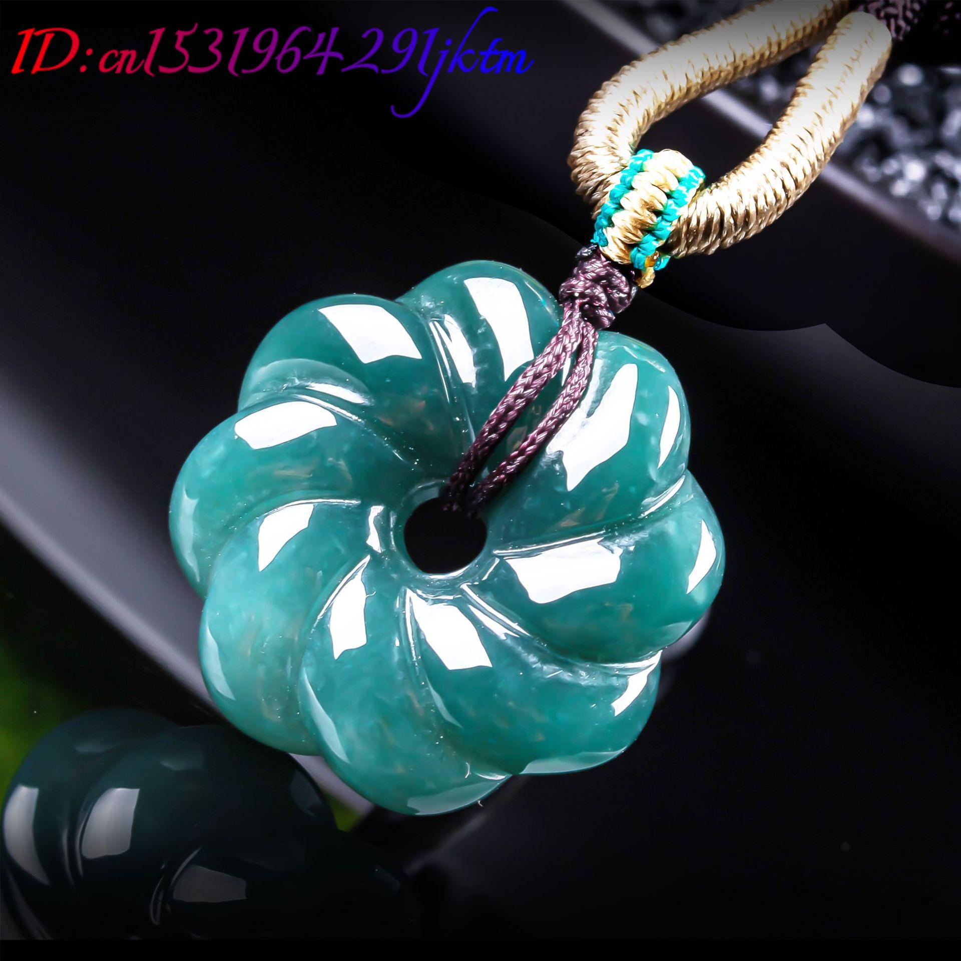 Natural Burmese Jadeite Flower - Women Accessories Products ulasan dan harga