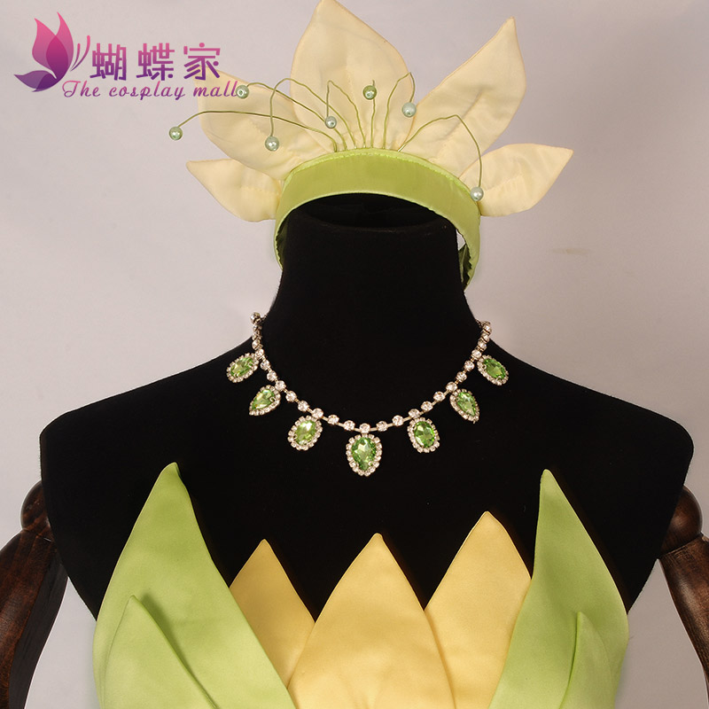 Princess Tiana Dress Cosplay C - Women Accessories Products ulasan dan harga