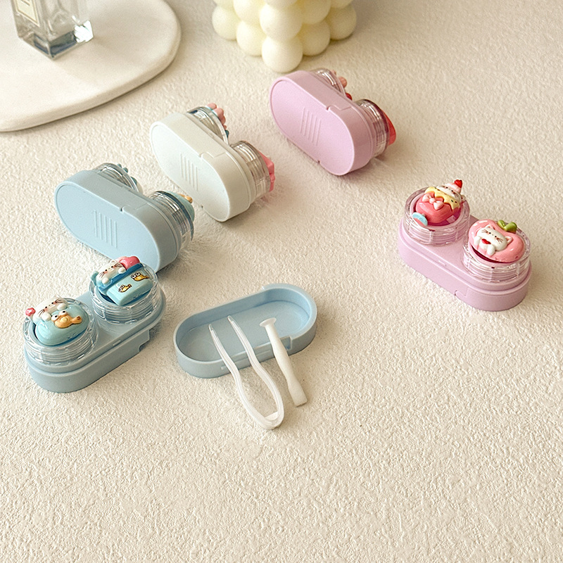 Cute Cartoon Cat Contact Lens  - Women Accessories Drawer ulasan dan harga
