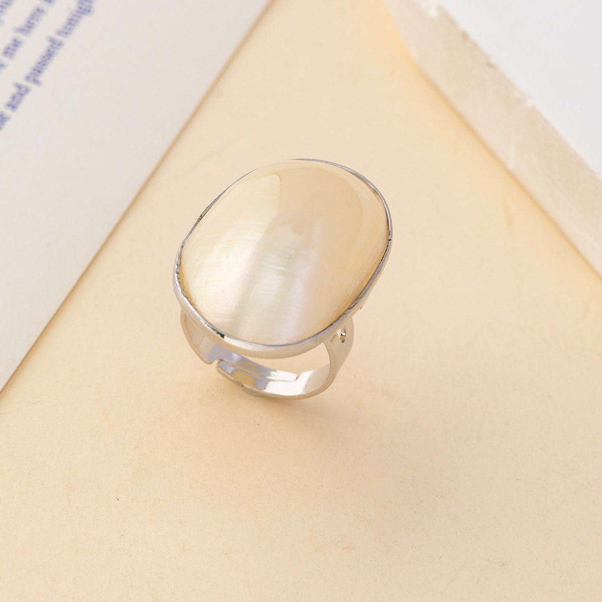 Vintage Chunky Shell Rings for - Women Accessories Outlet ulasan dan harga