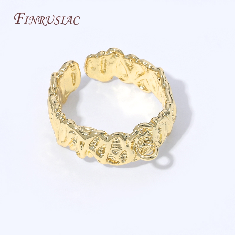 18K Gold Plated Open Adjustabl - Ring Set Adjustable ulasan dan harga