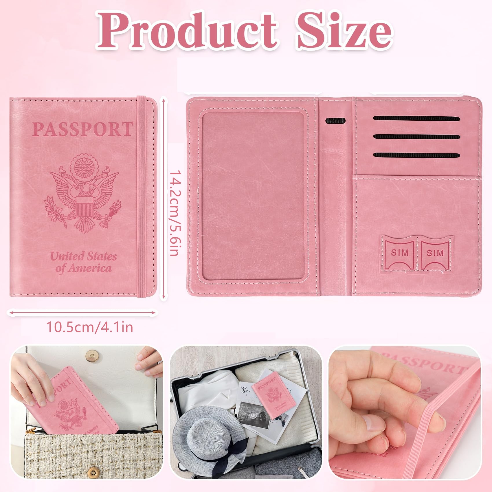Passport Holder for Travel, Rf - Women'S Essential Accessories ulasan dan harga