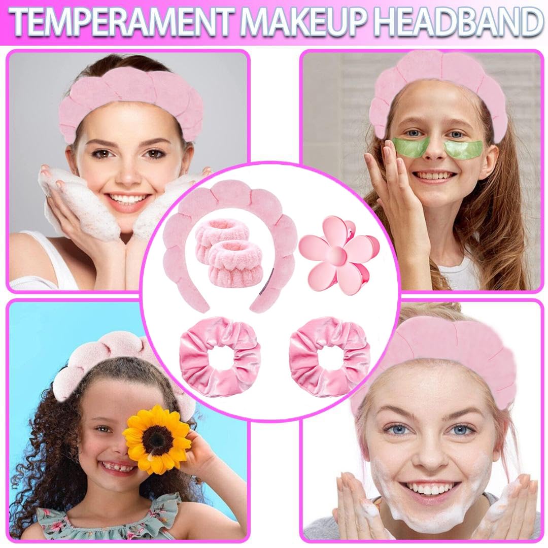 6pcs Headbands Wristband Set f - Women Accessories Combo Gift ulasan dan harga