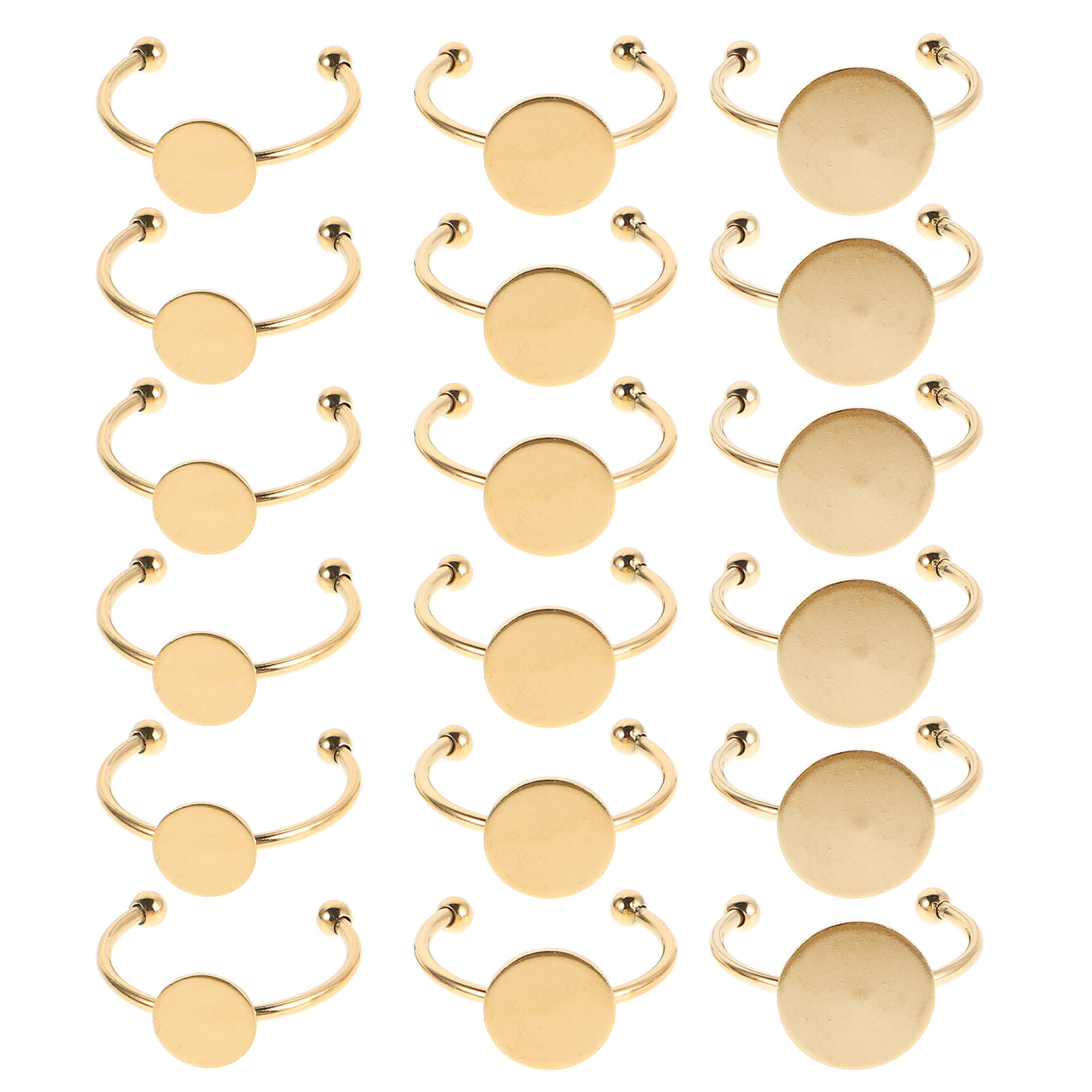 30Pcs Stainless Steel Adjustab - Ring Set Adjustable ulasan dan harga