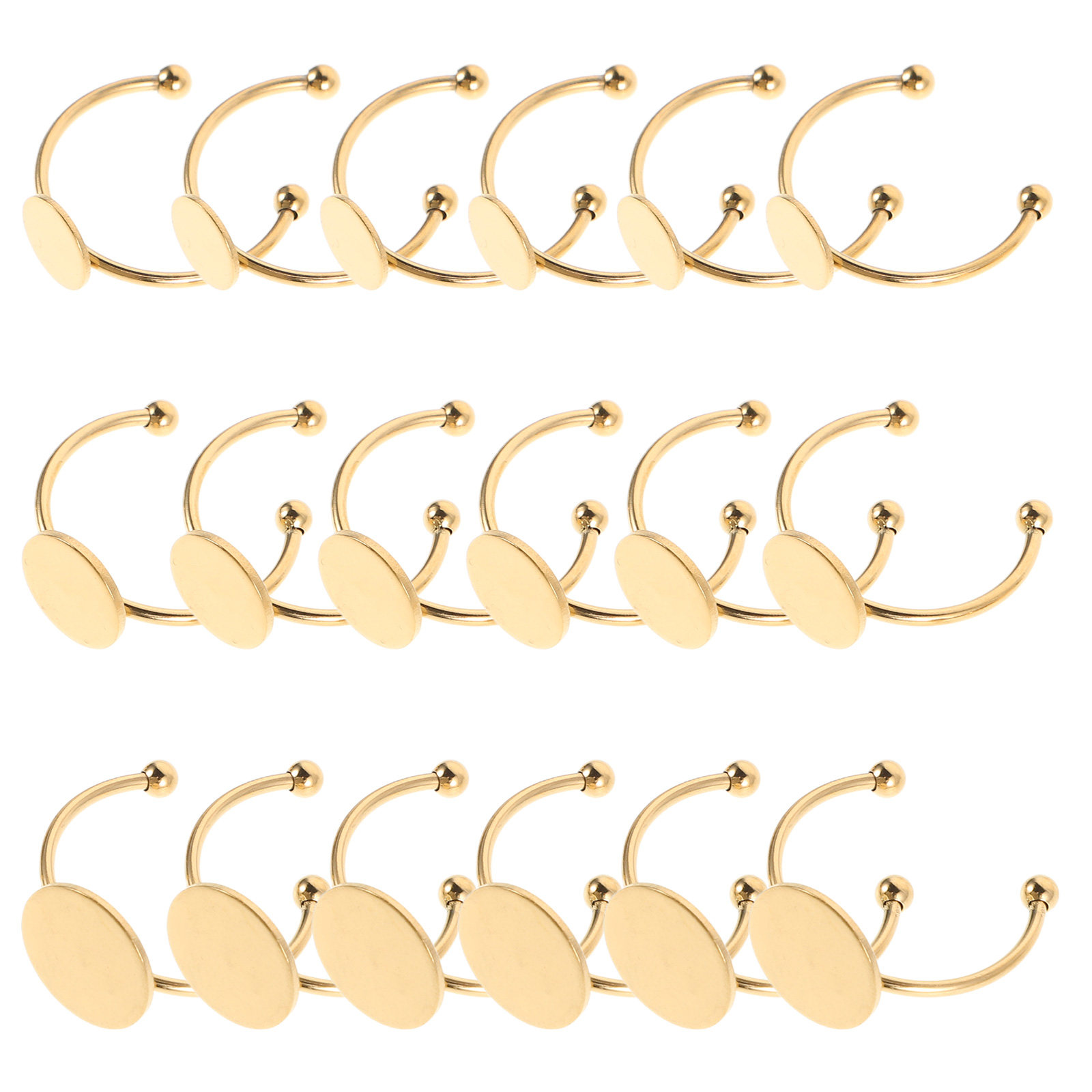 30Pcs Stainless Steel Adjustab - Ring Set Adjustable ulasan dan harga