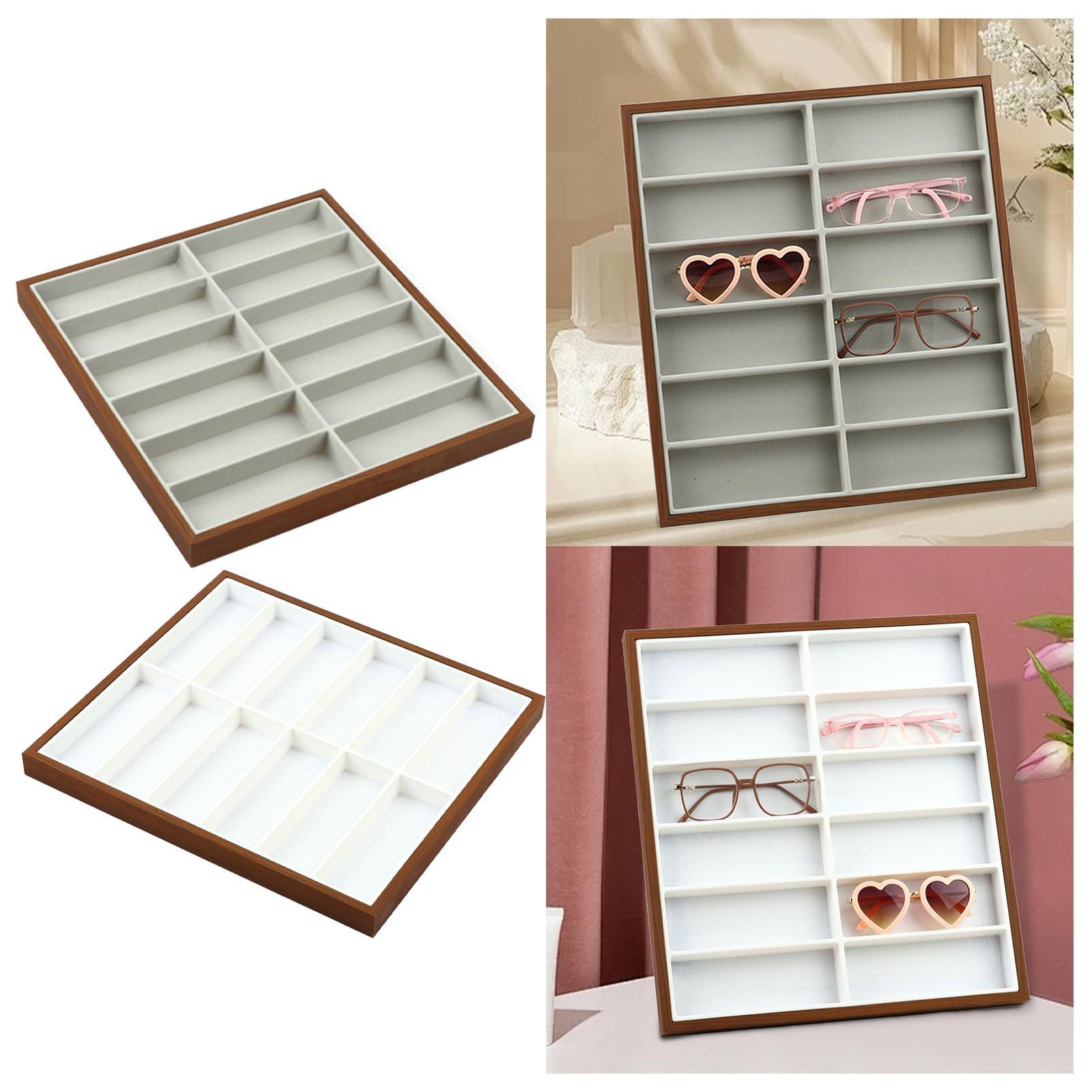 Glasses Display Box 12 Slots S - Women Accessories Drawer ulasan dan harga