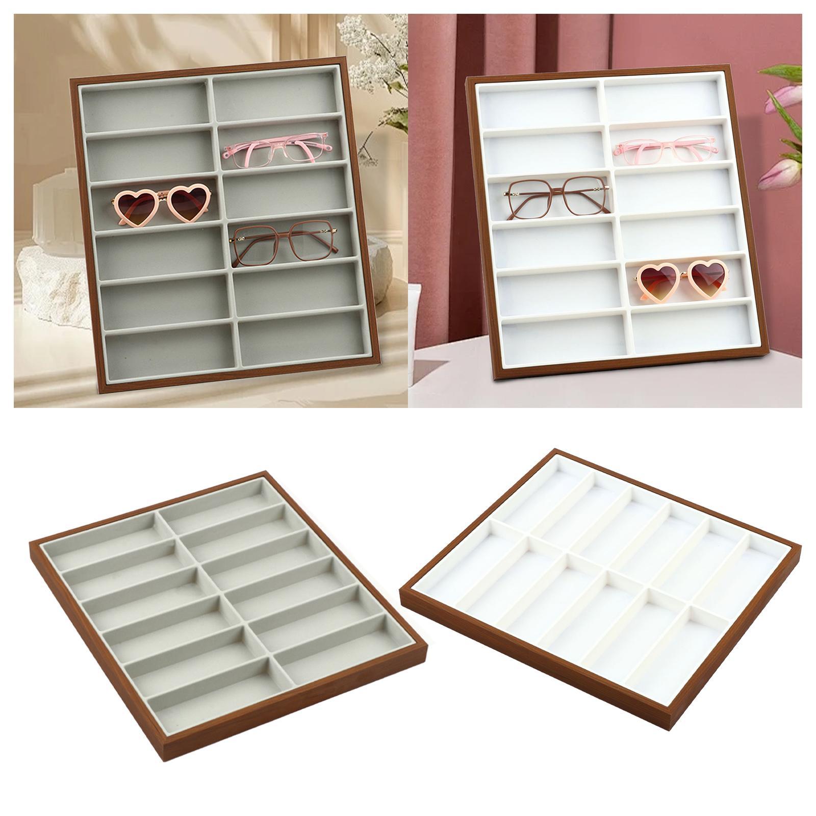 Glasses Display Box 12 Slots S - Women Accessories Drawer ulasan dan harga