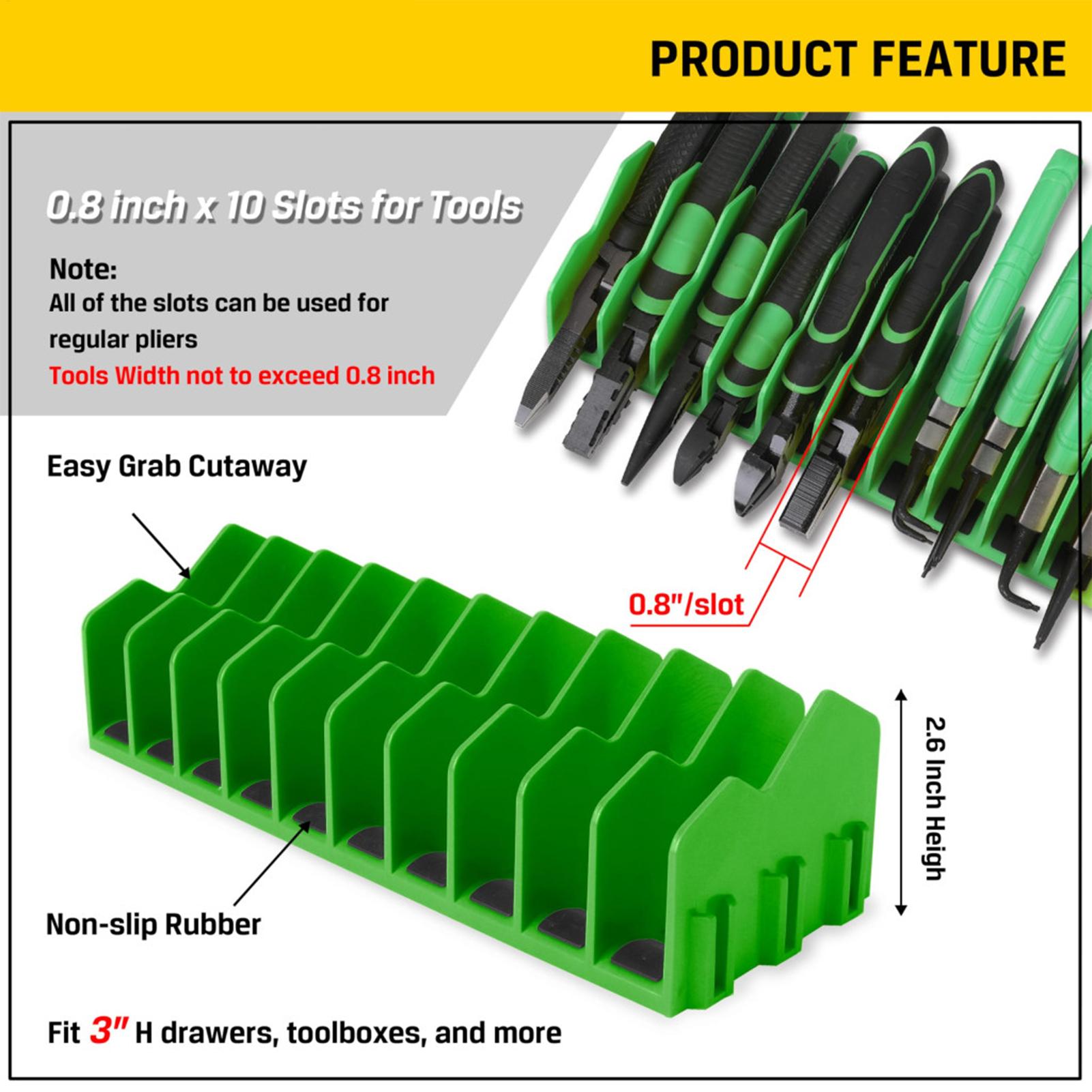 Plier Organizer Rack 10-Slot T - Women Accessories Drawer ulasan dan harga