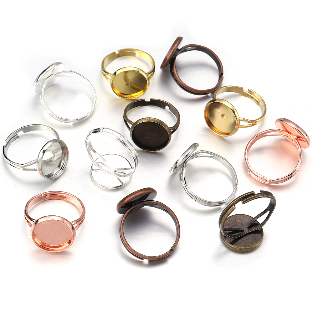 10Pcs/Lot Adjustable Blank Rin - Ring Set Adjustable ulasan dan harga