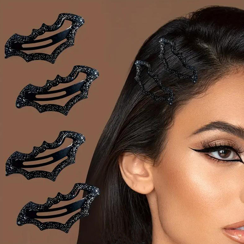 △ 10Pcs Halloween Bat Hairpins - Women'S Essential Accessories ulasan dan harga