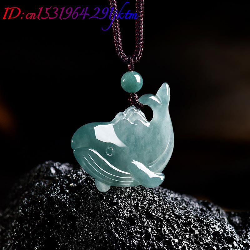 Natural Burmese Jadeite Whale  - Women Accessories Products ulasan dan harga