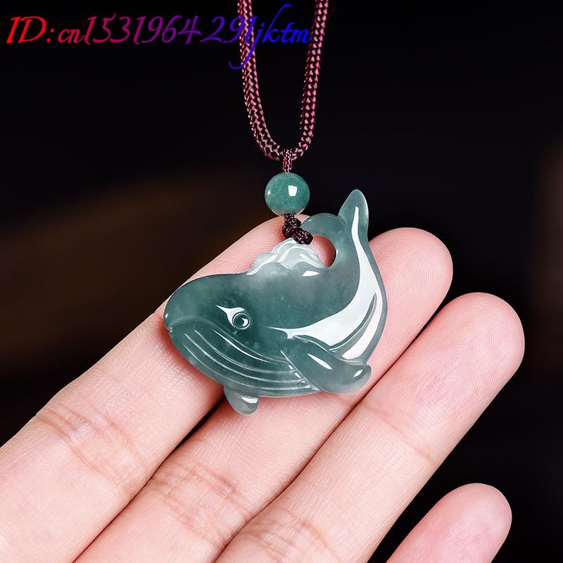 Natural Burmese Jadeite Whale  - Women Accessories Products ulasan dan harga