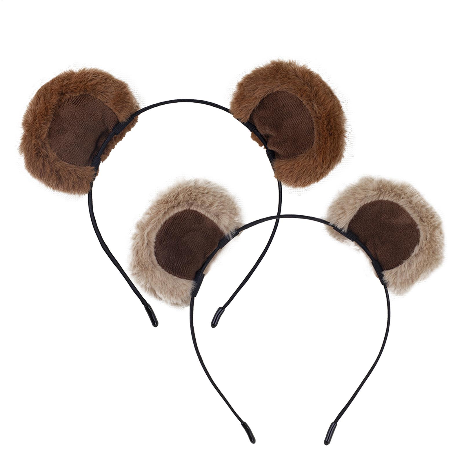 Cute Brown Ears Headband Adjus - Women Accessories Combo Gift ulasan dan harga