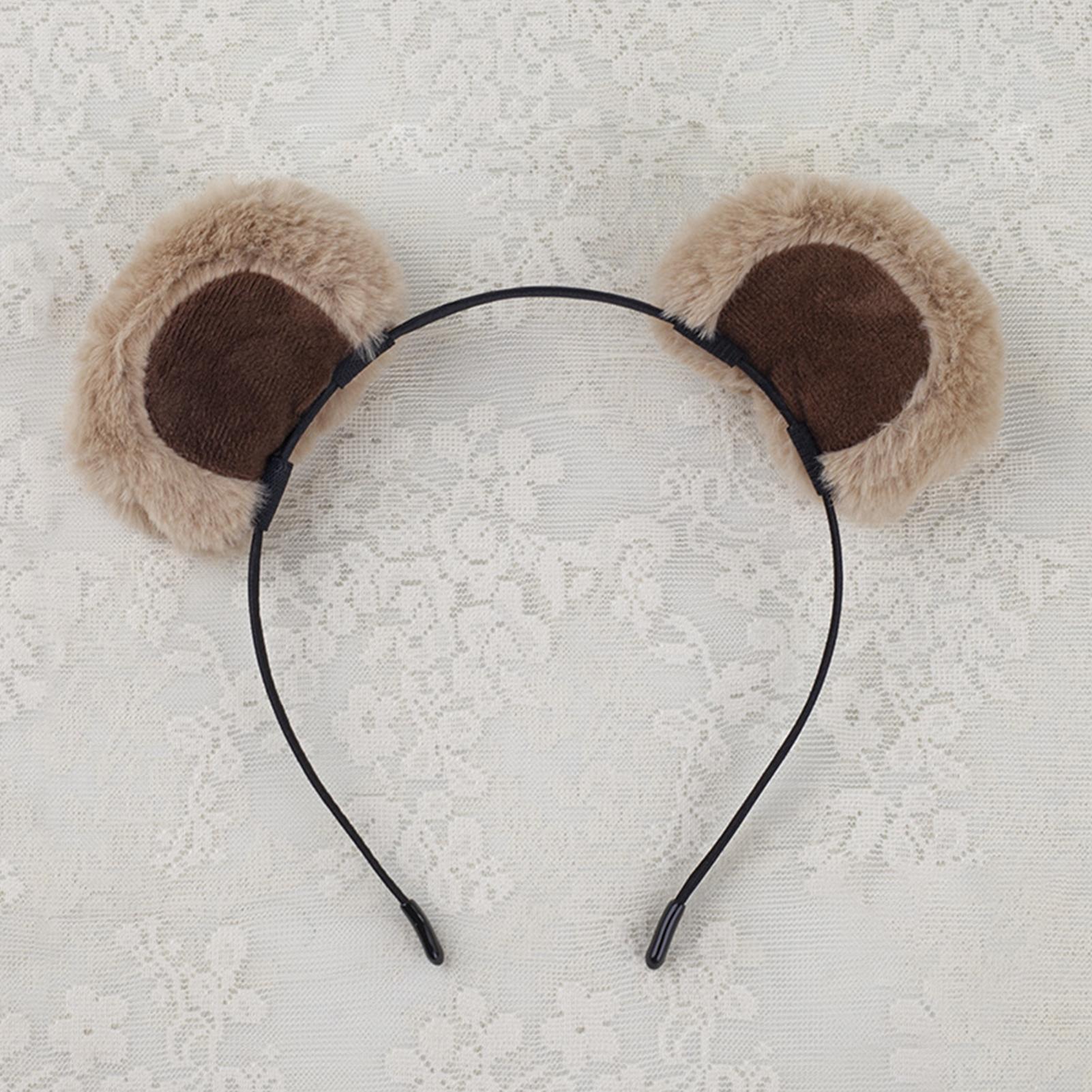 Cute Brown Ears Headband Adjus - Women Accessories Combo Gift ulasan dan harga