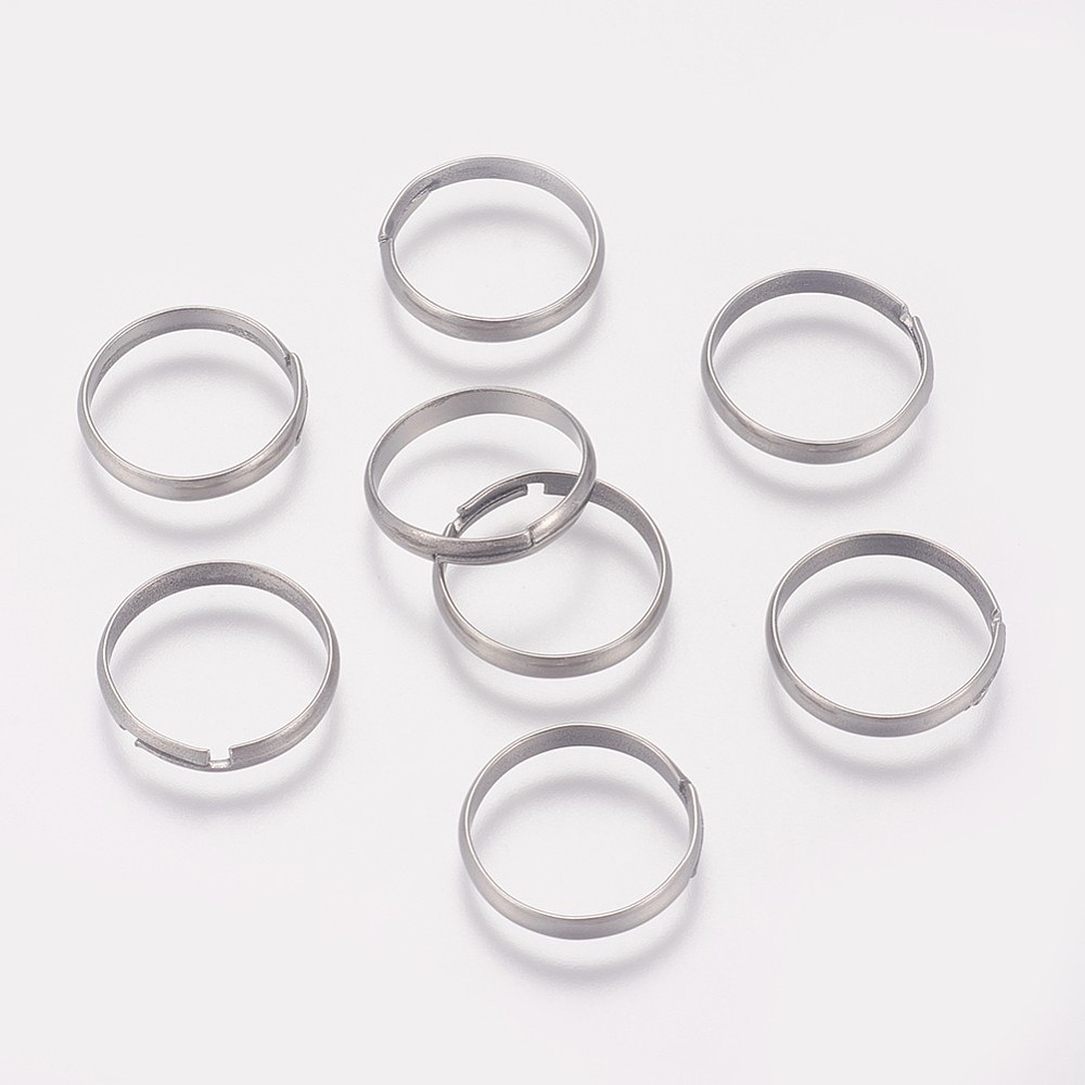50pcs Tarnish Resistant 316 Su - Ring Set Adjustable ulasan dan harga