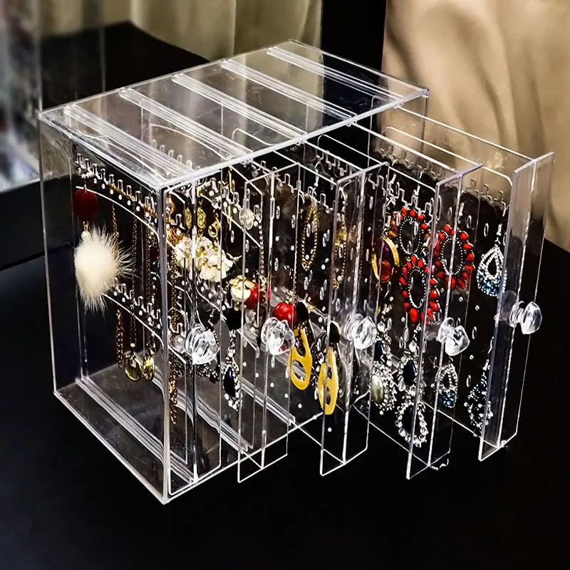 Plastic Drawer Jewelry Box Sto - Women Accessories Drawer ulasan dan harga