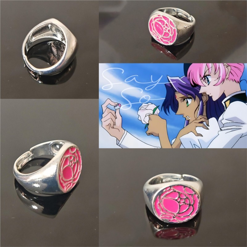 Pink Rose Ring Tenjou Utena Re - Women Accessories Products ulasan dan harga