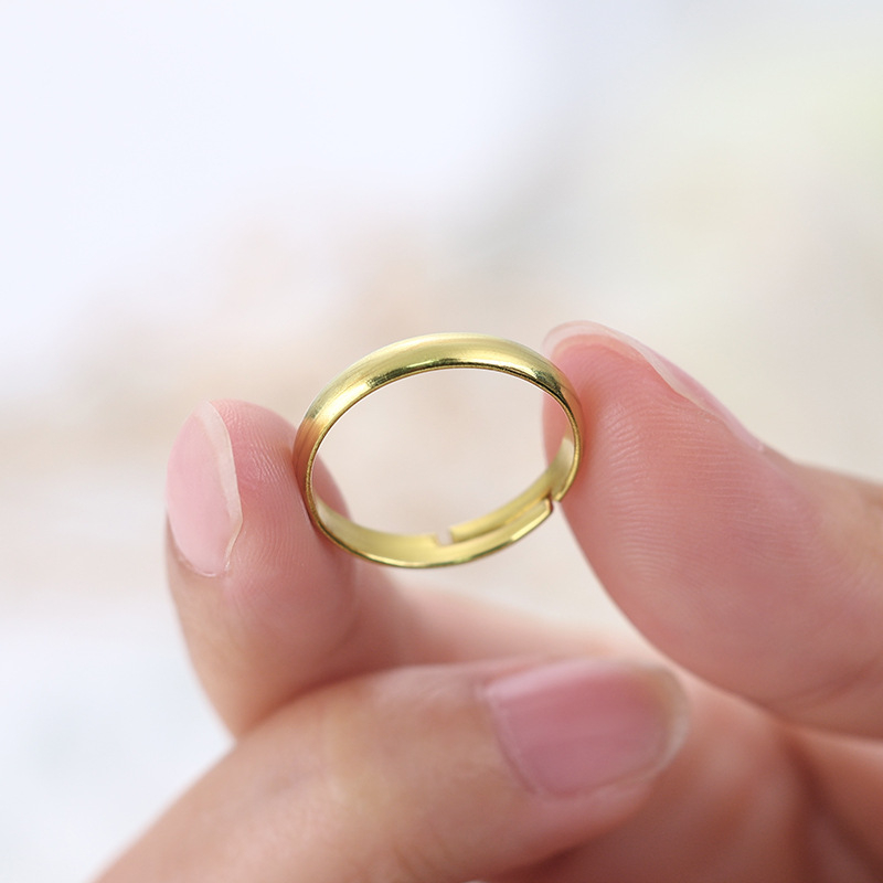 BoYuTe (100 Pieces/Lot) Raw Br - Ring Set Adjustable ulasan dan harga
