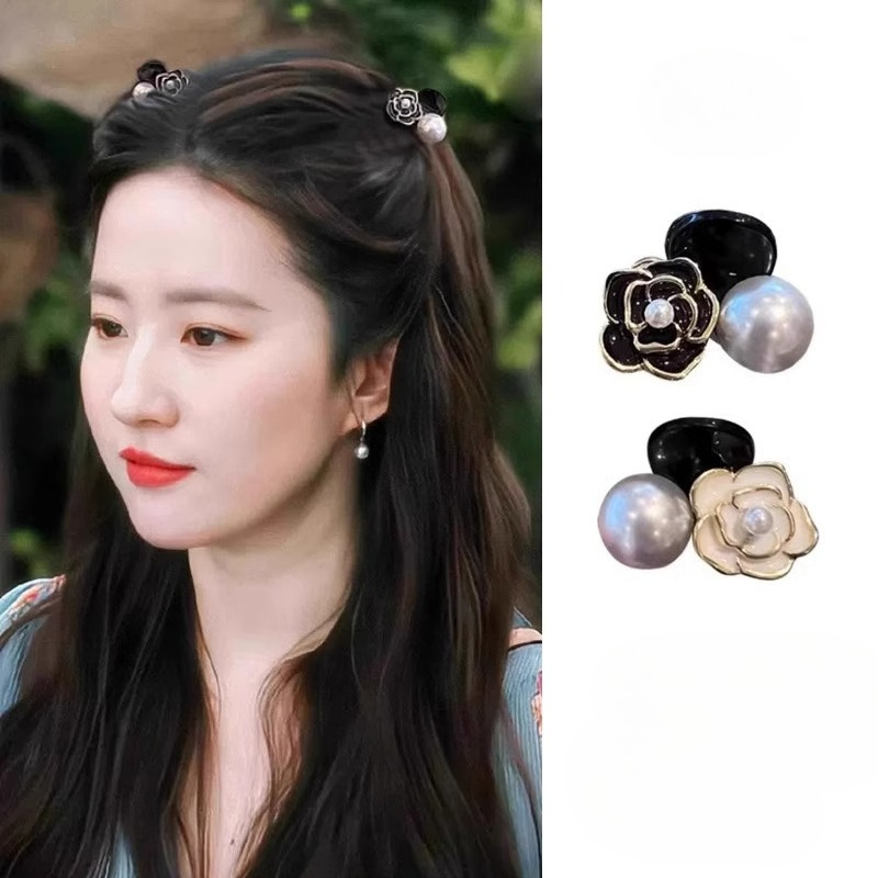 Black White Pearl Flower Small - Women Accessories Combo Gift ulasan dan harga