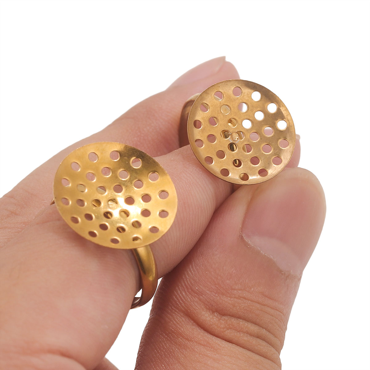 10pcs/lot Stainless Steel Ring - Ring Set Adjustable ulasan dan harga