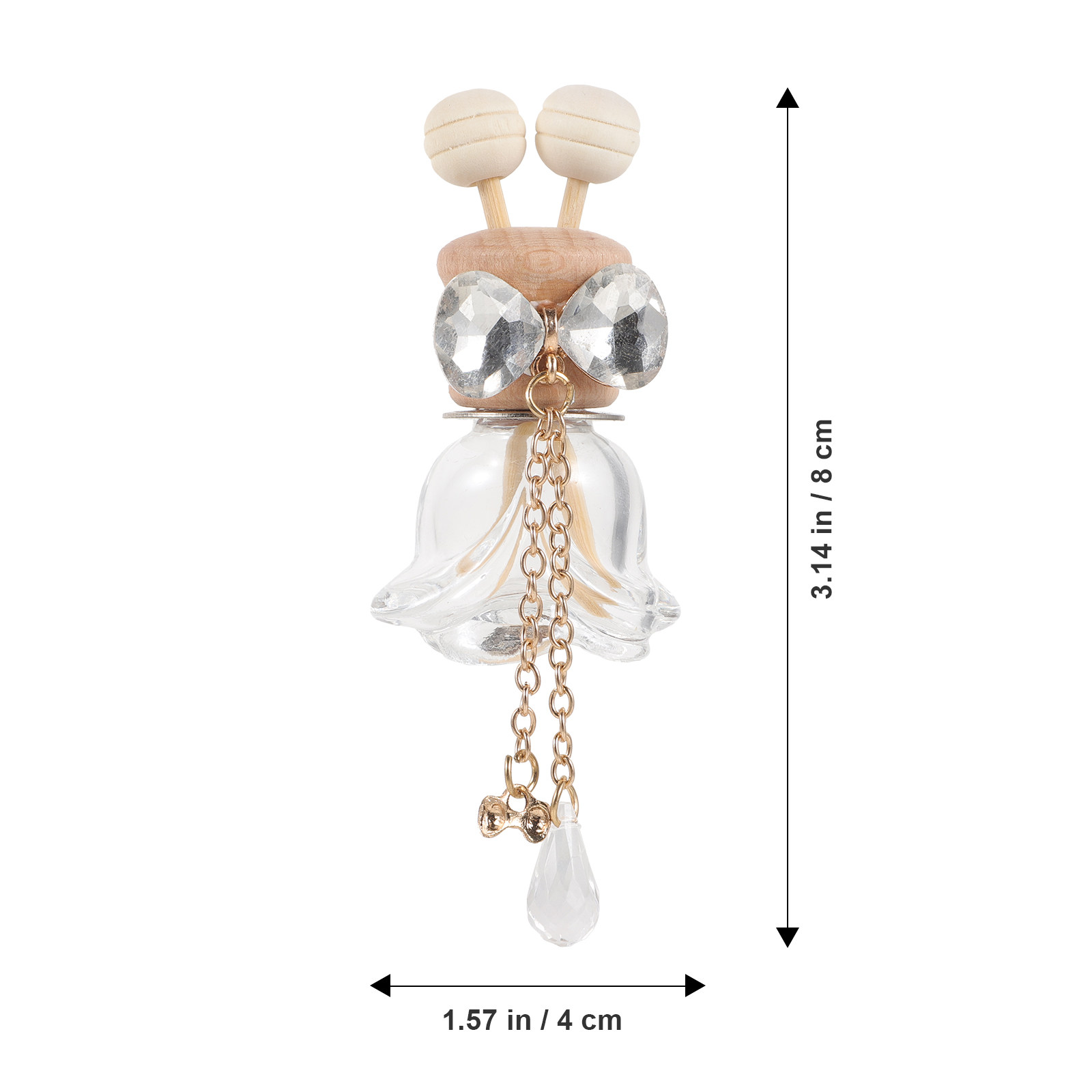2Pcs Glass Car Air Freshener B - Women Accessories Outlet ulasan dan harga