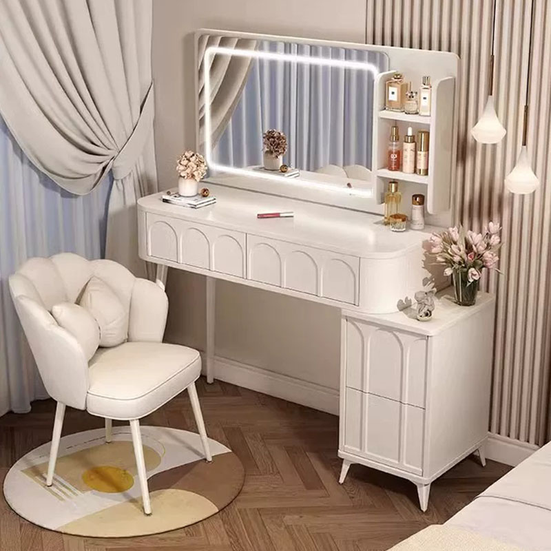 Mirror Makeup Vanity Table Bed - Women Accessories Drawer ulasan dan harga