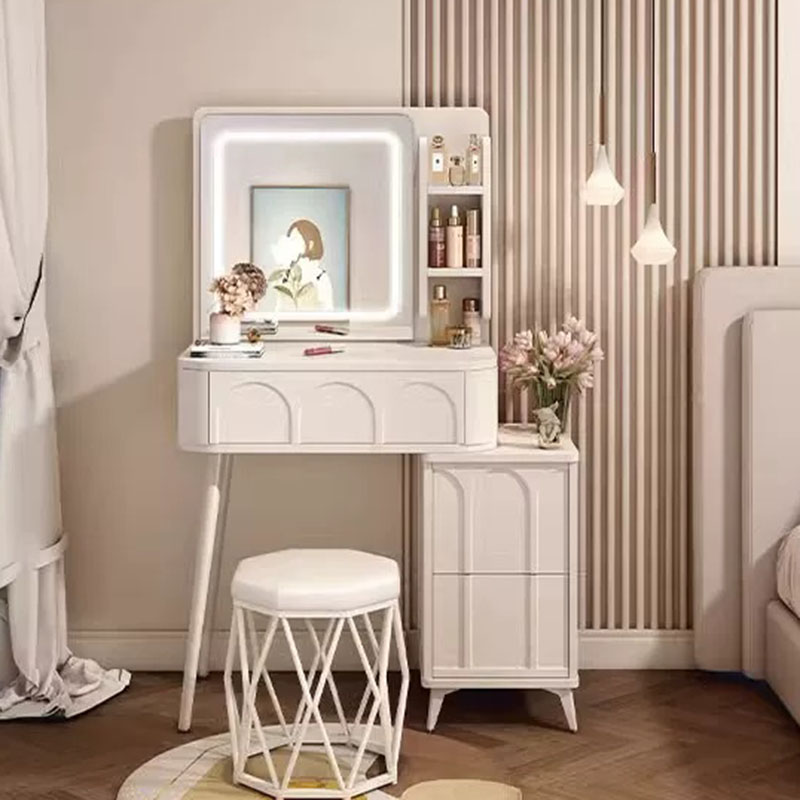 Mirror Makeup Vanity Table Bed - Women Accessories Drawer ulasan dan harga
