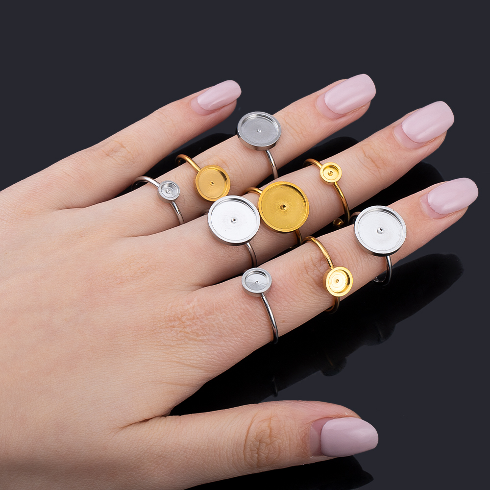10pcs Adjustable Open Finger R - Ring Set Adjustable ulasan dan harga