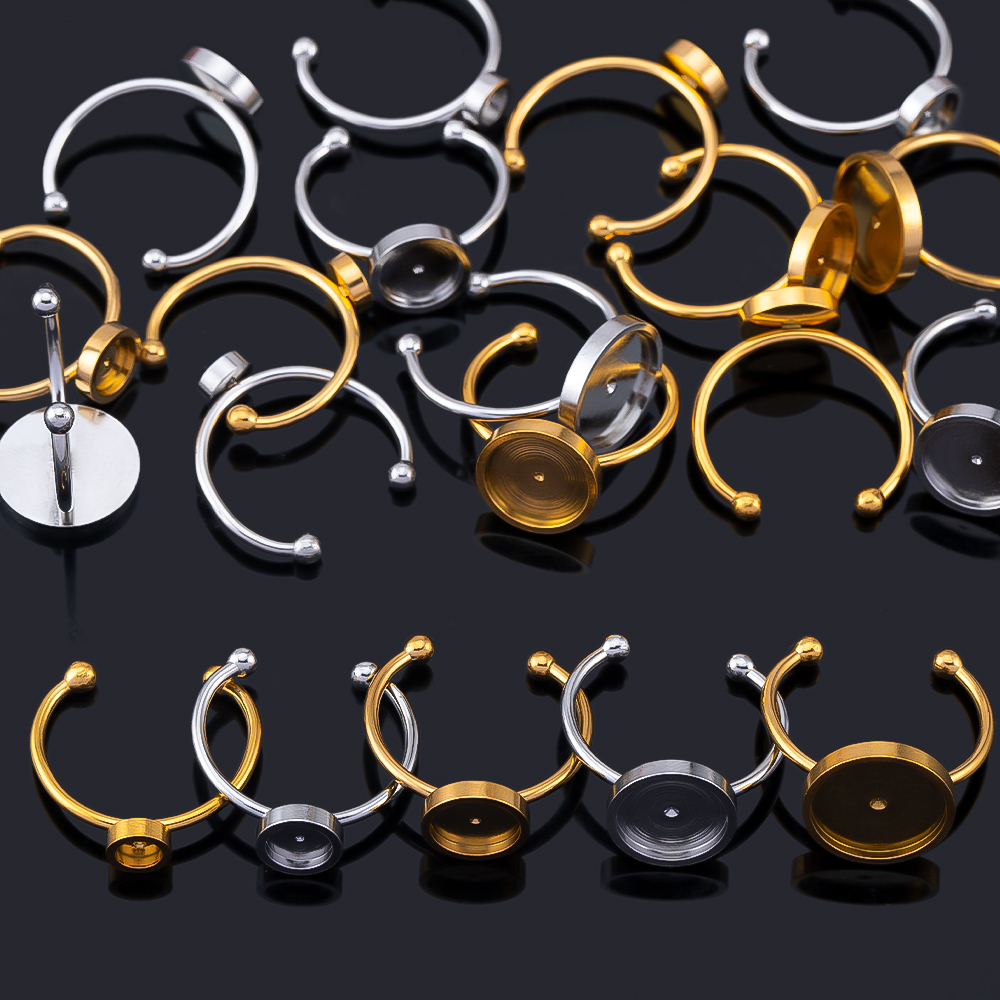 10pcs Adjustable Open Finger R - Ring Set Adjustable ulasan dan harga