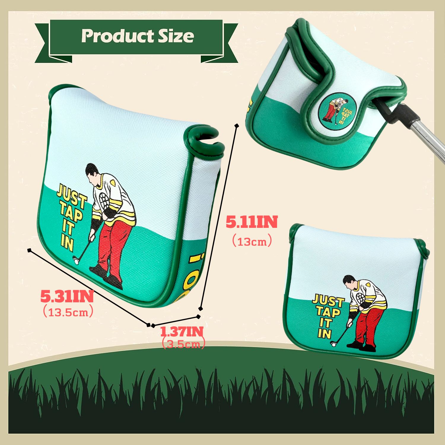 Funny PU Leather Golf Putter C - Women'S Essential Accessories ulasan dan harga