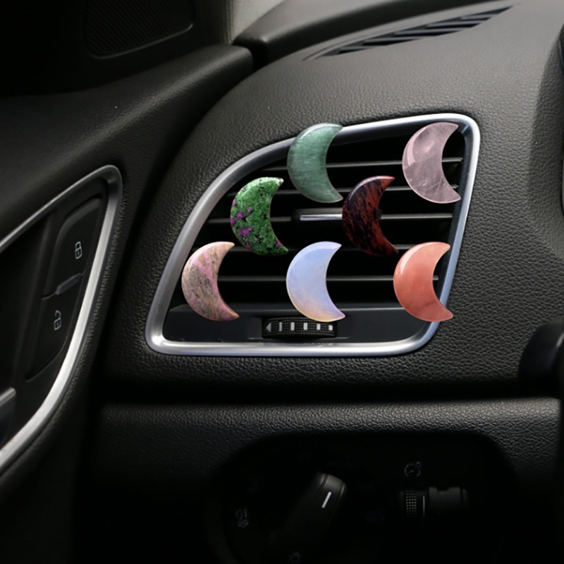 Crescent Moon Car Air Vent Cli - Women Accessories Outlet ulasan dan harga