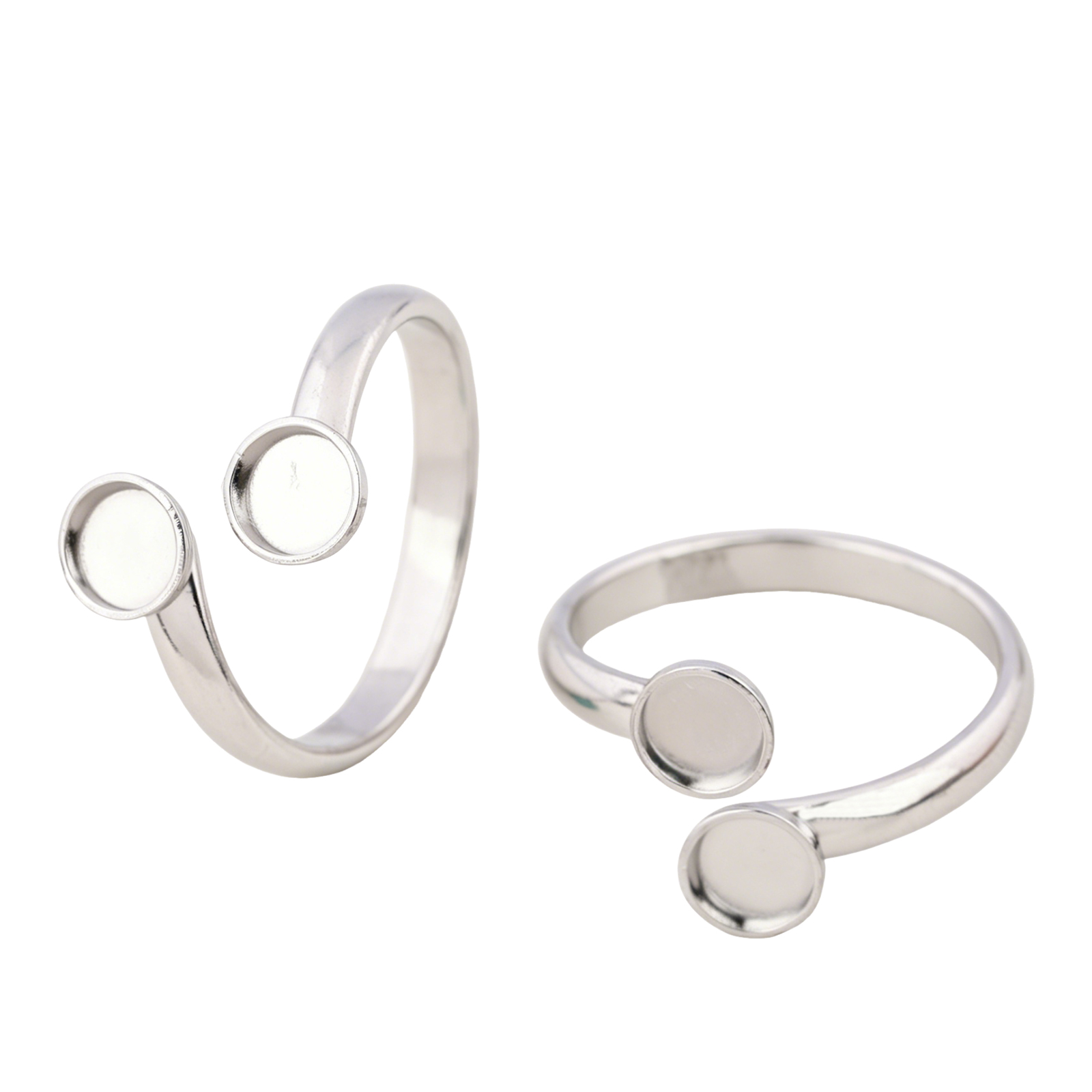 10pcs Stainless Steel Adjustab - Ring Set Adjustable ulasan dan harga