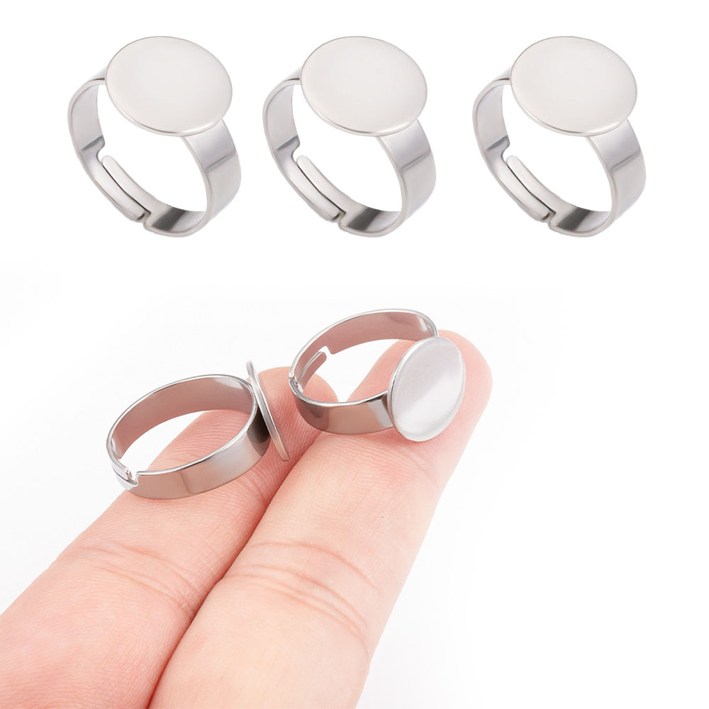 10 Pieces Stainless Steel Ring - Ring Set Adjustable ulasan dan harga