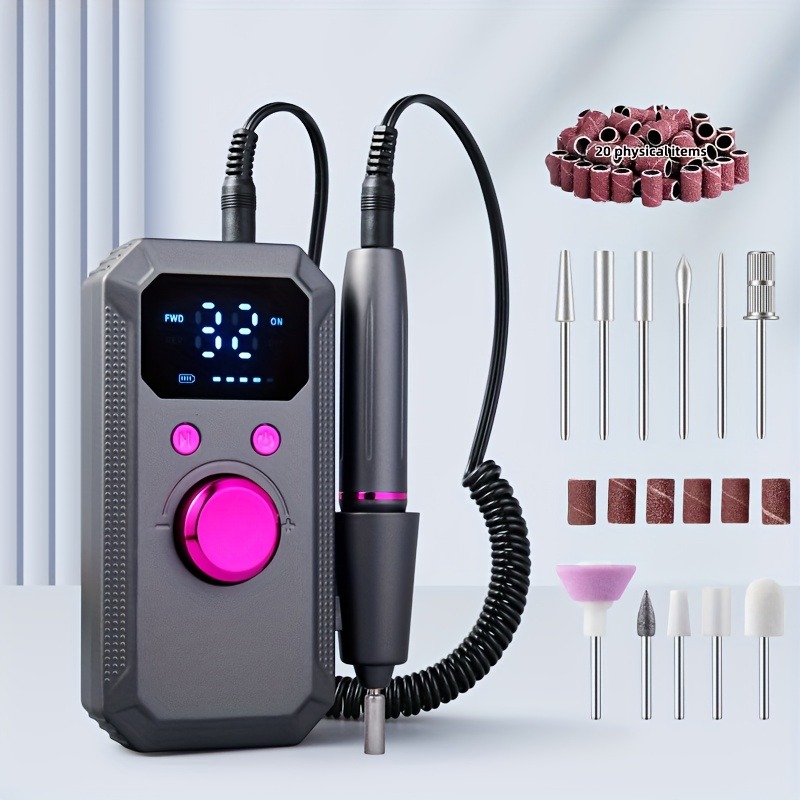 Rechargeable Electric Nail Dri - Women Accessories Combo Gift ulasan dan harga