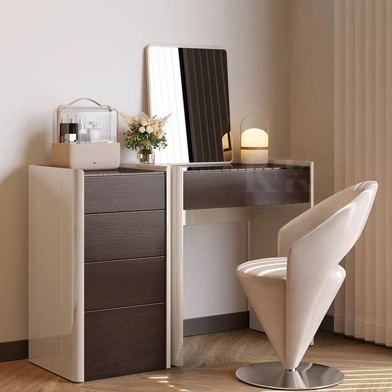 Coffee Modern Vanity Table Com - Women Accessories Drawer ulasan dan harga