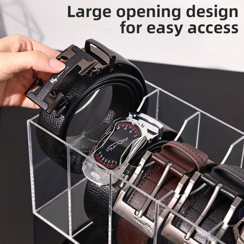 Clear Acrylic Belt Organizer w - Women Accessories Drawer ulasan dan harga