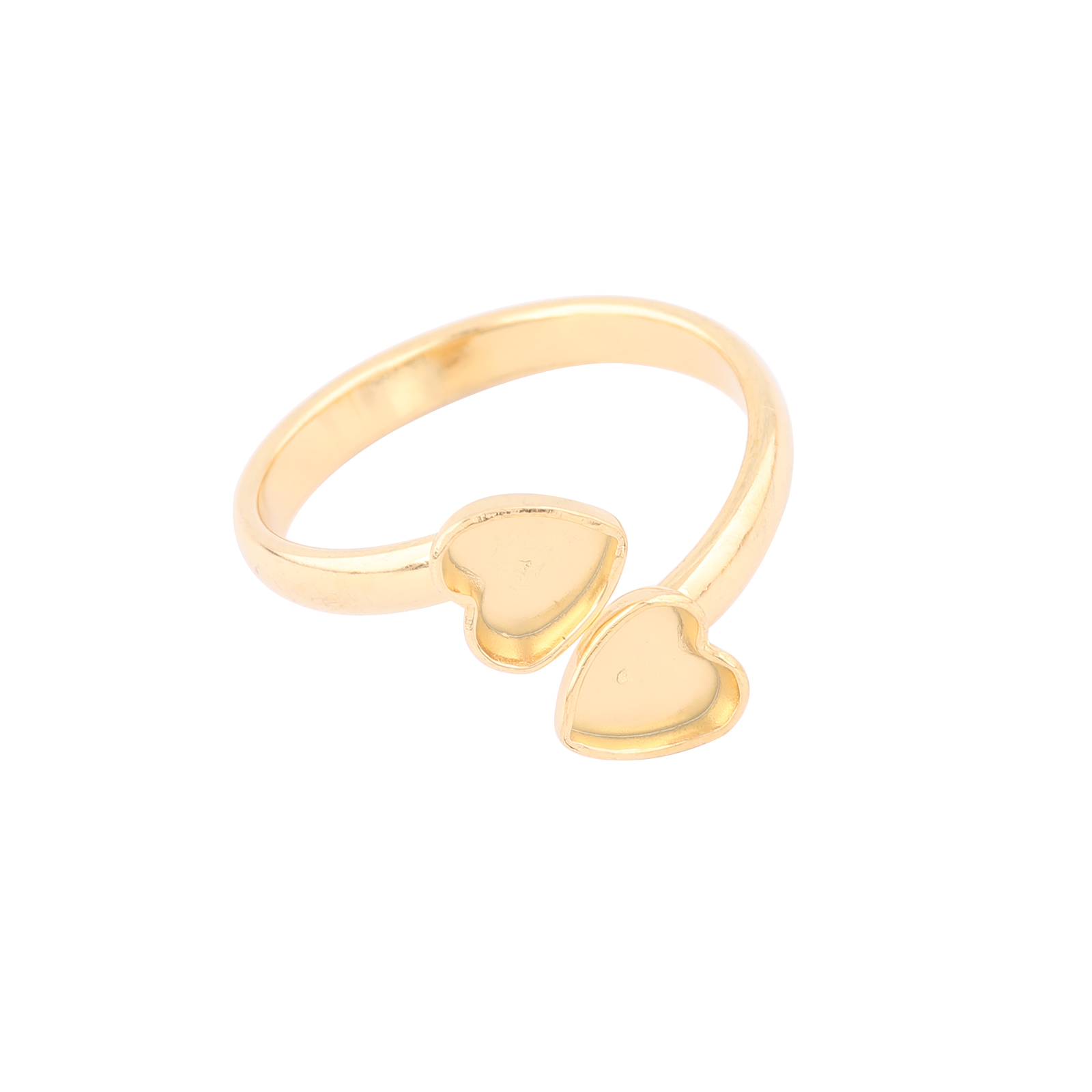 10pcs Stainless Steel Gold Pla - Ring Set Adjustable ulasan dan harga