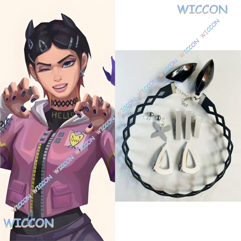 Valorant Clove  Clip Collar Bu - Women Accessories Products ulasan dan harga