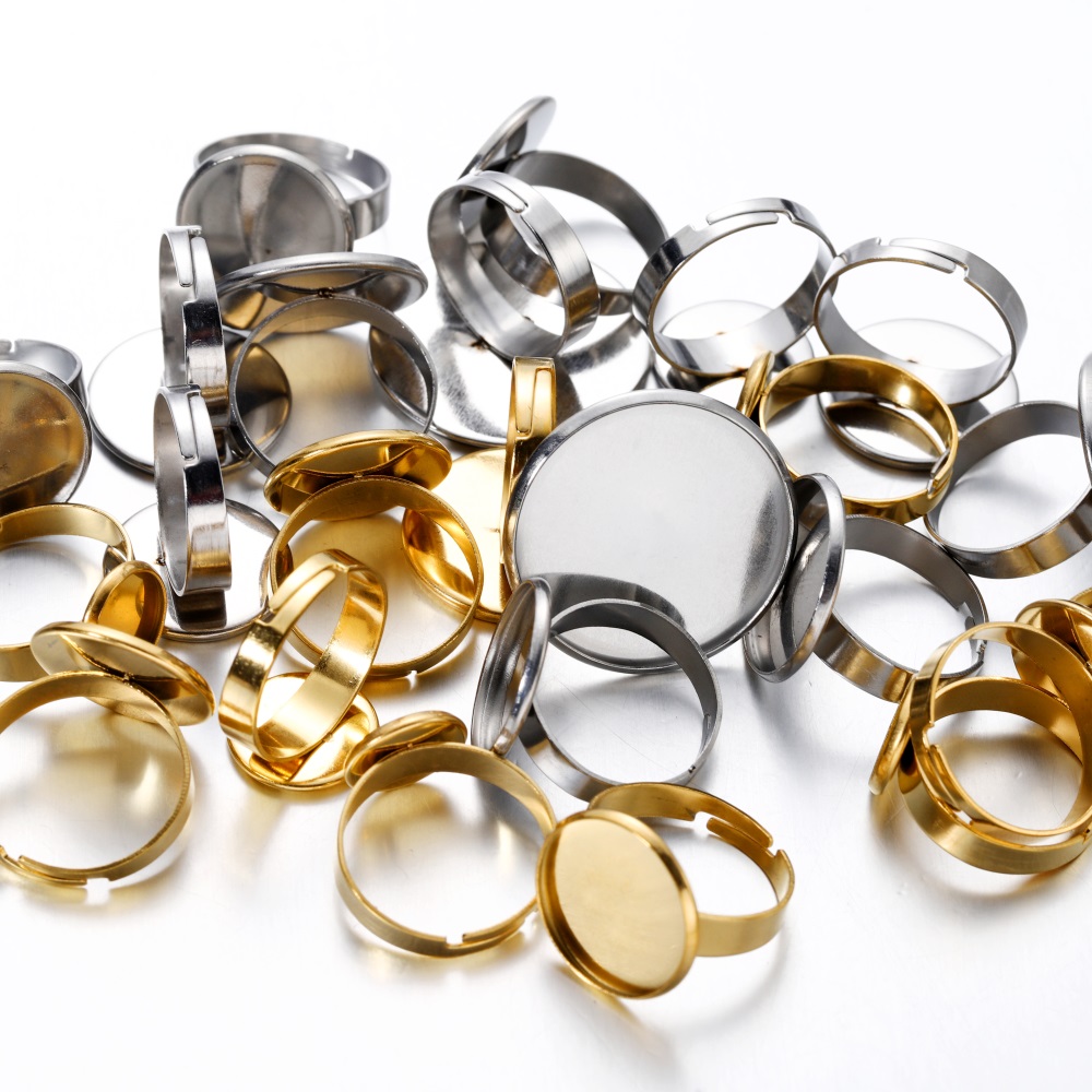 10pcs Stainless Steel Adjustab - Ring Set Adjustable ulasan dan harga