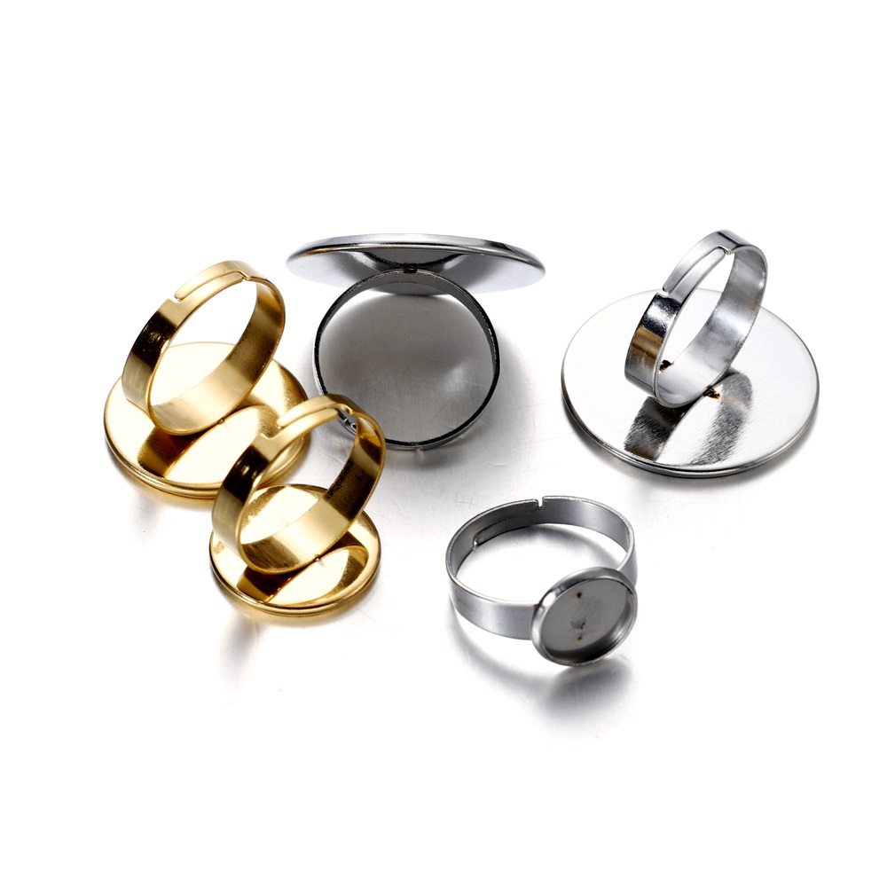 10pcs Stainless Steel Adjustab - Ring Set Adjustable ulasan dan harga